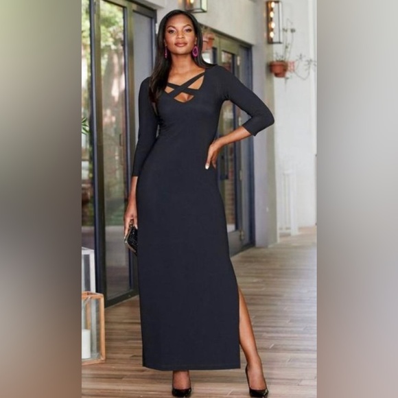 NEW Boston Proper Beyond Travel  Maxi Dress XS - Picture 1 of 12